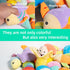19 Pack Set Puppy Squeaky Dog Toys Plush Puppies,Cute Chew Pets Dog Toy with Squeakers for Small Dogs Playtime