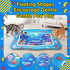 Aoioploa 0.7mm Cat Water Mat - Interactive Cat Toys Upgraded Thickened PVC Cooling & Heating Water Bed with Floating