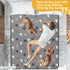 Washable Extra Large Dog Pee Pads, Absorbent Reusable Training Mat, Non-Slip, Grey 72"x72"