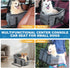 Center Console Dog Car Seat for Small Dogs Up to 12lbs, Portable Middle Console Booster Seat with Adjustable Straps