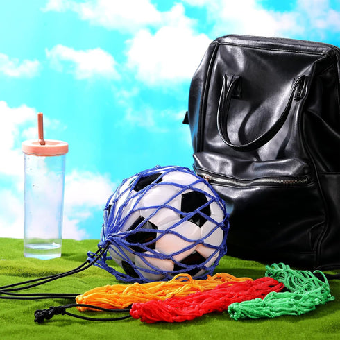 Outus 4 Pcs Kids Soccer Ball Trainer with Adjustable Locked Net, Bungee Elastic Soccer Ball Kicker for Youth Adults