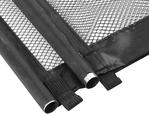Magic Dog Gate Pet Safety Guard Gate with Sticky Hooks and Telescopic Rods for Dogs (180 * 72CM)