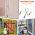 3 Pcs Hanging Dog Bell for Door Potty Training, Decorative Dog Door Bells with Wooden Beads, Adjustable Small Puppy