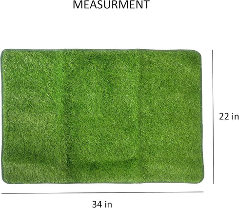 22 x34 Artificial Grass Turf Pad for Dog Potty Training in (Replacement Grass)