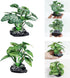 4PCS Small Size Soft Faux Silk Aquarium Plants for Betta Fish Tank Decorations, Hiding Fish Reptiles
