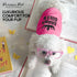 Parisian Pet Dog T-shirt - Embroidered “Drama Queen” - Lightweight Pink Sleeveless Tee for Small Dogs