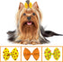 PET SHOW 20 Pairs Big Bowknot Dog Hair Bow Clips with French Barrette for Small, Medium, Large Dogs