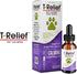 T-Relief Pet Calming Drops, Natural Comfort Remedy & Nervousness Relief with Chamomile + 9 Homeopathic Stress Relieving