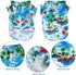 3 Pieces Pet Dog Hawaiian Costume, Summer Shirts for Small Medium Dogs with Funny Sunglasses