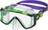 Phantom Aquatics Three Window Tempered Glass Lens Mask Fin Snorkel Set with Snorkeling Gear
