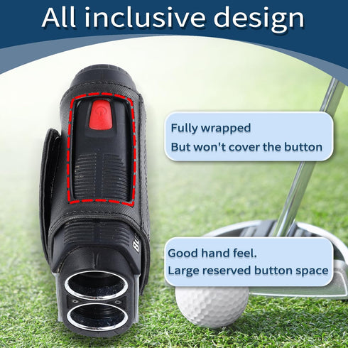 Kanmoon Golf Rangefinder Magnetic Strap, Adjustable Magnetic Rangefinder Strap Holder Wrap Mount for Golf Cart