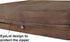 Dogbed4less Jumbo Extra Large Brown Microsuede External Cover, Waterproof Internal Case for Pet Dog Bed 55"X47"