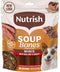 Nutrish Soup Bones Minis Premium Dog Chews with Real Beef and Barley,