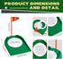 Sotiff Golf Putting Practice Cup, Training Aids with Plastic Flag for Adult Indoor Outdoor Practice