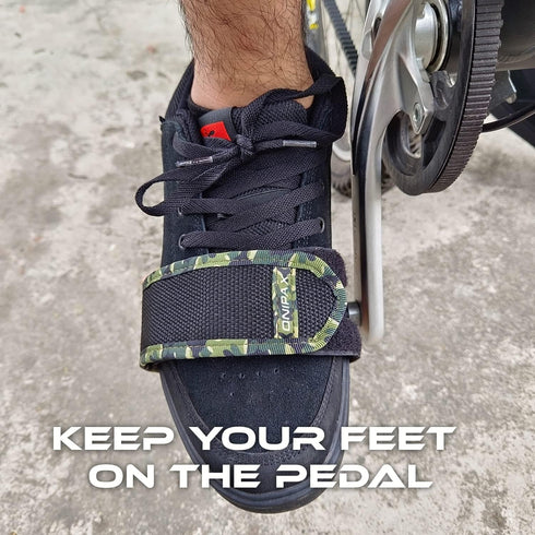 Outdoor Bike Pedal Straps, Toe Clips Straps Tape 2 PCS