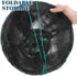 18x33cm OUNONA Collapsible Fishing Bait Trap Net, Spring Cage Minnow and Crawfish Fish Trap, Black Fine Mesh Hand Cast