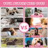 Puppy Toys, 6 Pack Teething Chew Toys for Small Breed, Cute Pink Soft Rubber Durable Dog Toys Set