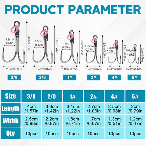 10pcs Live Shrimp Hooks, Double Fishing Hooks Shrimp Hooks Live Bait Holder Hooks Shrimp Walker Fishing Hooks Saltwater