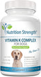 Vitamin K for Dogs - Vitamins K1 & K2 + Vitamin D3 for Strong Bones, Healthy Heart, Immune Support, 120 Chewable Tablets