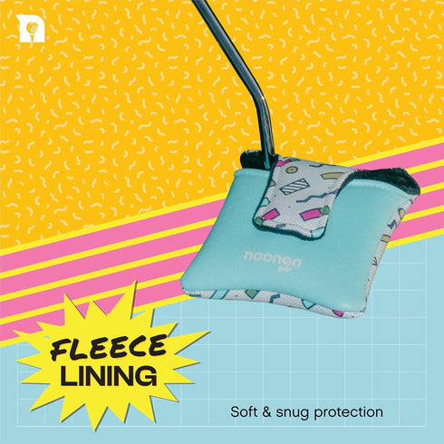 Putter Cover - Magnetic Mallet Golf Club Cover, Fleece Lined & Water Resistant Unique Headcover Designs