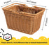 GRANNY SAYS Kids Bike Basket, Small Wicker Front Bicycle Basket for Boys and Girls, 9¾" x 7" x 6"