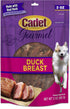 Cadet Gourmet Duck Breast Dog Treats, Healthy & Natural Training Treats for Small & Large Dogs, 3 oz.