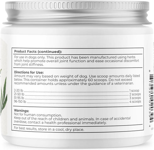 Dr. Harvey's Ortho-Flex Herbal Hip and Joint Supplement for Dogs, 7 Ounces