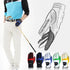 Left Hand Microfiber Golf Gloves - Non-Slip Design in Red and Black