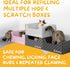 2 Pack Hide & Scratch Cat Scratcher Pad | Double-Sided Cardboard Refills for Our Scratching Box | Reversible Corrugated
