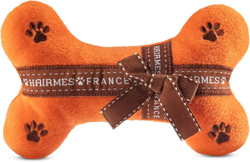 Dog Diggin Designs Runway Pup Collection | Unique Squeaky Plush Toys – Prêt-à-Porter Dog Bones, Balls & More