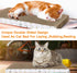 Cat Scratcher 4 PCS, Reversible Scratching Pad, Durable Scraper with Unique Texture Design