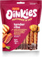 Oinkies Meathouse'n'Veg Tender Ribs Dog Treats with Real Chicken, Duck, Veggies & Peanut Butter Flavor, 22 Count