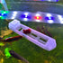 Aquarium Feeder Frozen Blood Worm Boat for Fish Tank Feeding (White)