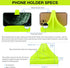 Phone Holder for PM5 Monitors of Concept 2 Rower, SkiErg, BikeErg - Silicone Smartphone Cradle for Rower Accessories