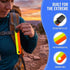 48-Pack 4" Little World High Visibility Reflective Trail Markers - Fluorescent Orange Clips for Hunting, Hiking