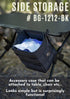 XS Black Camping Moon Storage Box Accessory, Small Gear Organizer BG-1212BK