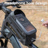 GEWAGE Bike Front Frame Bag with Phone Holder - Durable Cycling Accessory