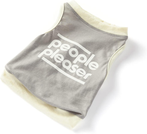 Brass Monkey People Pleaser Dog Tank: Pre-Shrunk Cotton, Small (16" Chest)