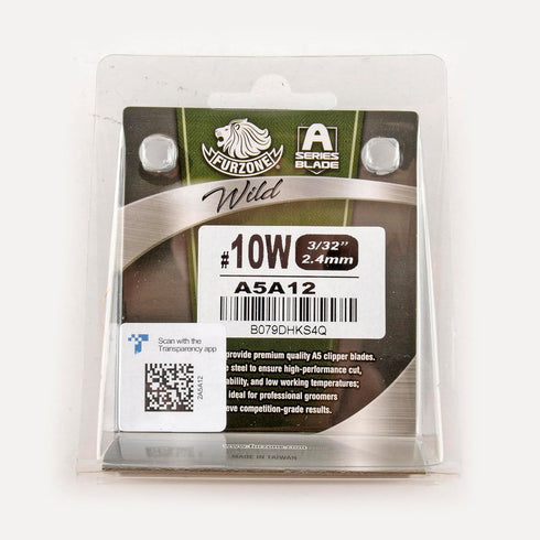 Detachable Blade Size 10W Wide Blade 3/32" - Extra Durable Japanese Steel, Compatible with Most Andis, Oster, Wahl A5