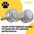 LuckyTail Dog Nail Grinder with Hard & Soft Replacement Heads, Premium Quality Professional Trimmers for Small & Large
