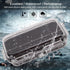 Waterproof Survival Storage Box, Plastic Shockproof Box with Shock Absorption Liner, Transparent Outdoor Dry Airtight
