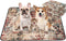 Qeils Washable Pee Pads for Dogs, 2 Pack Reusable Puppy Pads 36"x41"