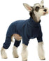 Fitwarm Turtleneck Knitted Dog Sweater, Puppy Pajamas Thermal Winter Clothes Knitwear for Pet Coats, Blue X-Small