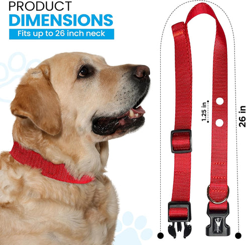 Nylon Replacement Collar, Shock Collar Replacement for Extreme Dog Fence & Invisible Fence, Fits Most PetSafe Collars
