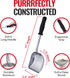 iPrimio Monster Cat Litter Scooper, 17 Inch Long Handle with Soft Grip, Sturdy Extra Large Deep Shovel Scoop