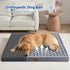 WESTERN HOME WH Large Dog Bed for Large Dogs, Soft Rose Plush Removable Washable Cover, Orthopedic Egg Crate Foam,