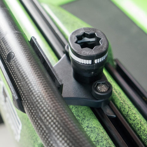 RAILBLAZA QuickGrip Kayak Paddle Holder Clip - Trackmount for Paddle, Pole or Landing Net Storage