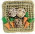 Chinchilla Hamiledyi Rabbit Seagrass Activity Mat Bunny Mat Rabbit Enrichment Toys Rabbit Chew Toys for Teeth Seagrass