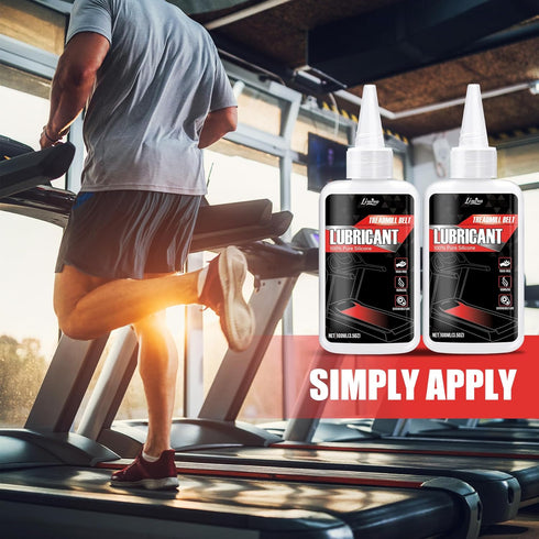 100% 7oz Treadmill Lubricant for Belt - Pure Silicone Treadmill Oil, Fitness Equipment Lubricant, Full Belt Width