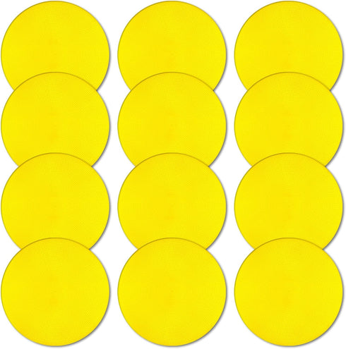 Vhxorrz Poly Spot Markers 4inch/9 inch Non-Slip Rubber Agility Markers Flat Field Cones